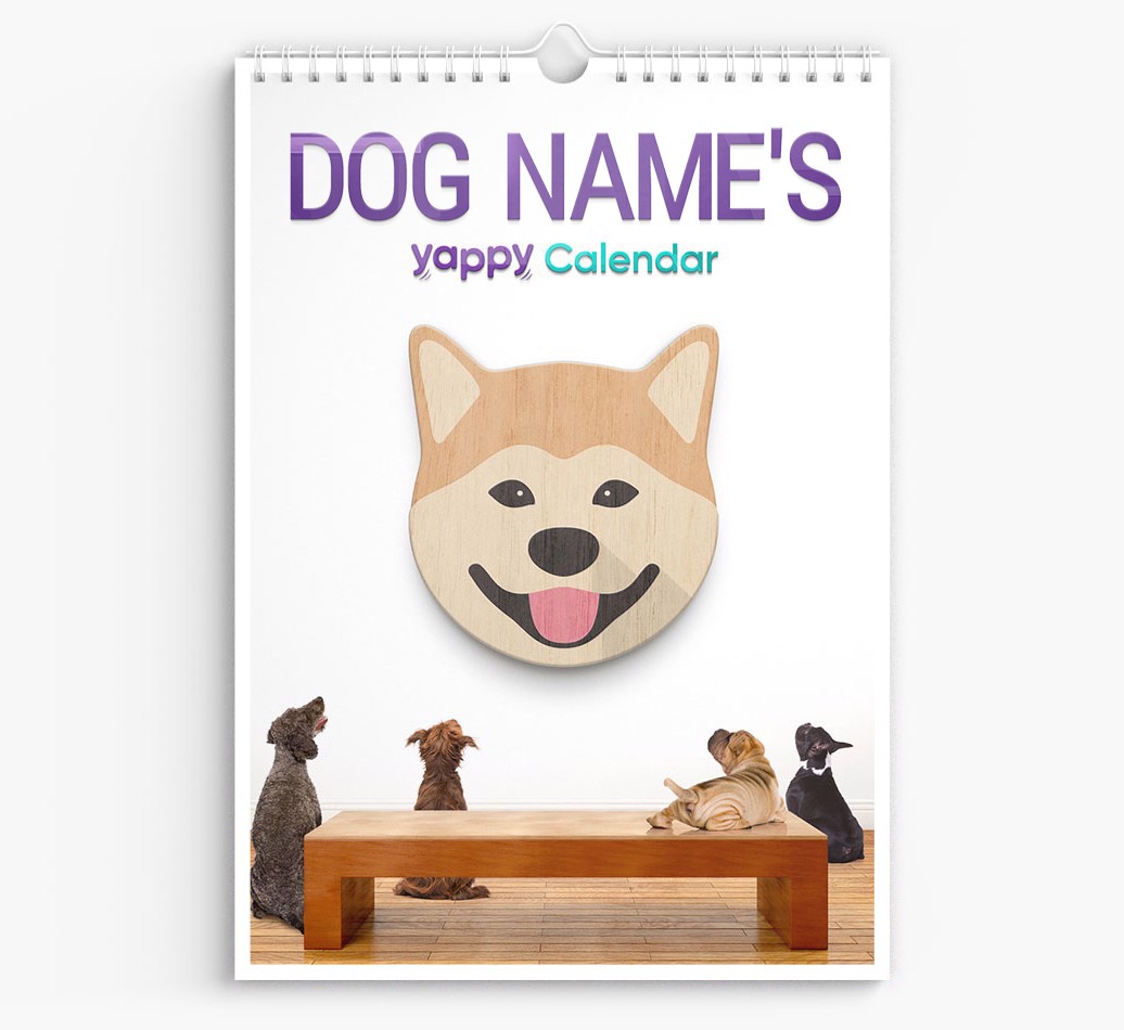 Personalised {dogsName}'s 2025 Calendar