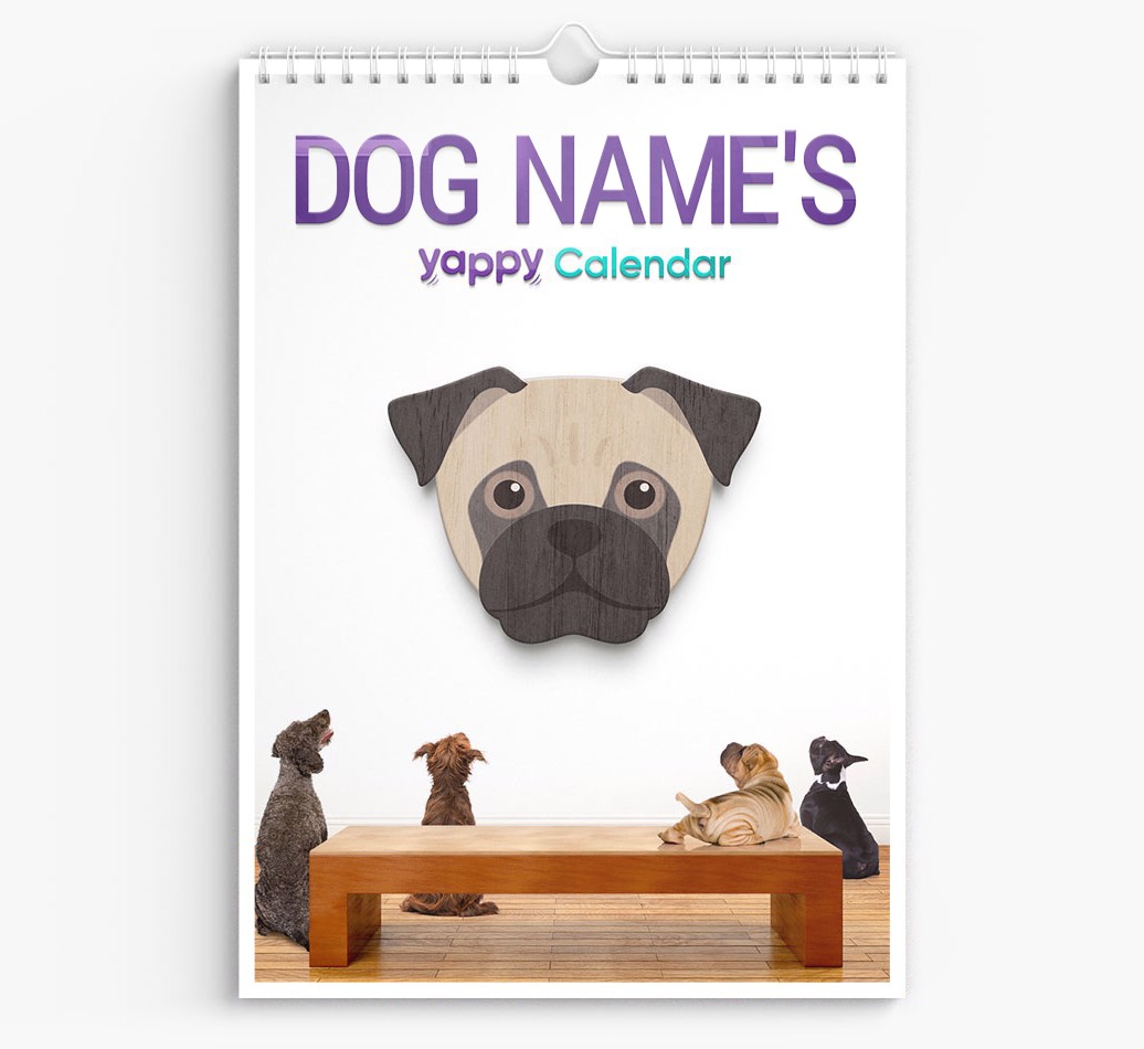 Personalised {dogsName}'s 2025 Calendar