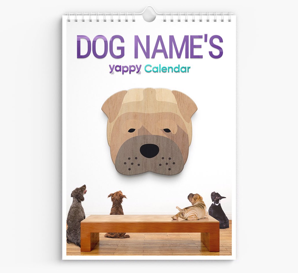 Personalised {dogsName}'s 2025 Calendar