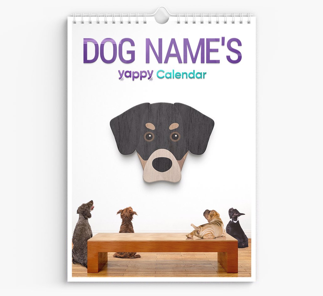 Personalised {dogsName}'s 2025 Calendar