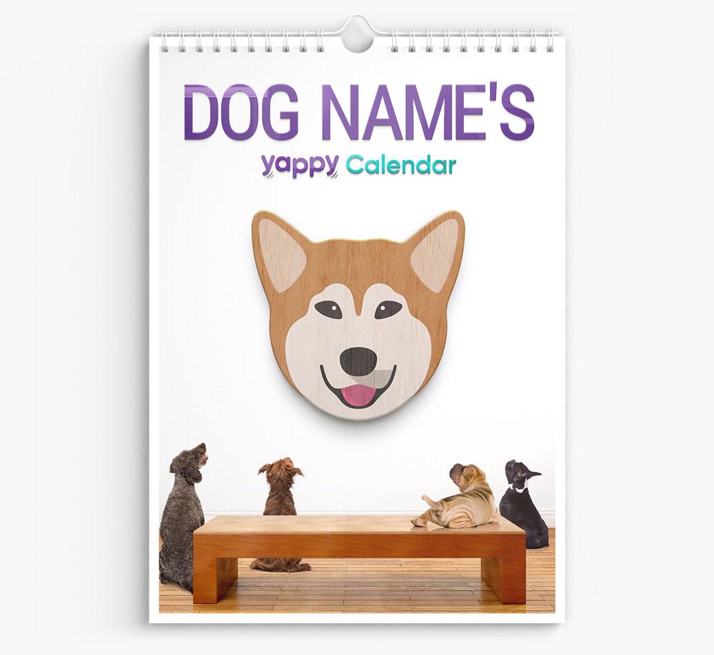 Personalised {dogsName}'s 2025 Calendar
