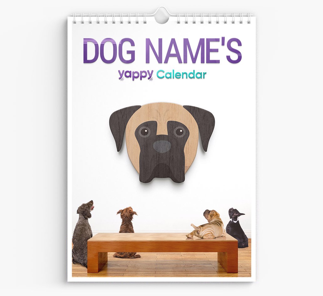 Personalised {dogsName}'s 2025 Calendar