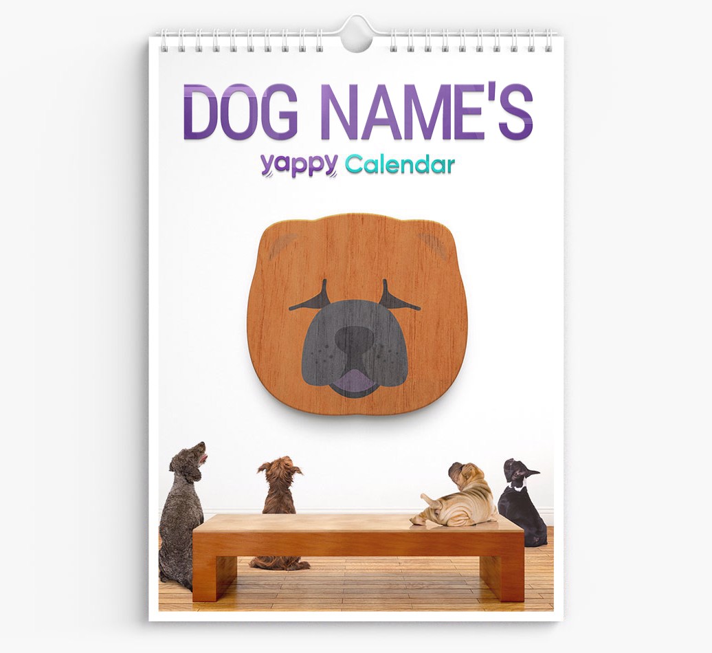 Personalised {dogsName}'s 2025 Calendar