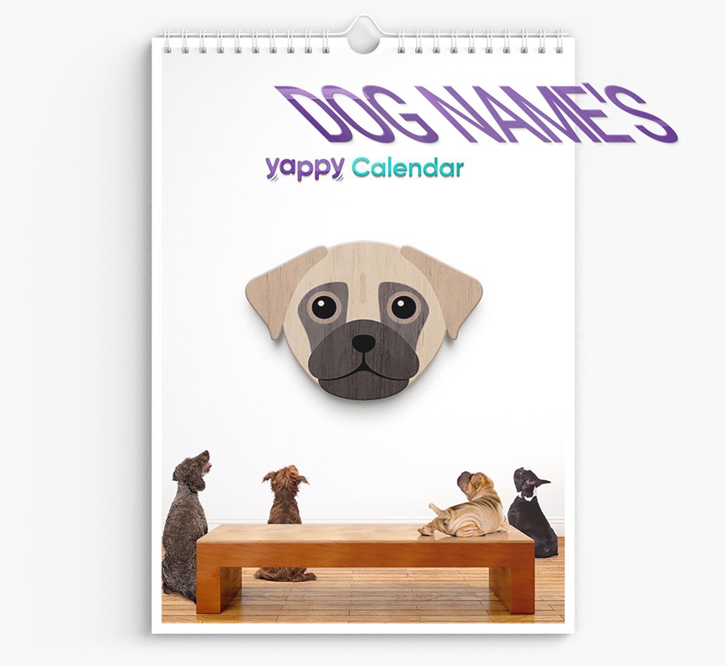 Personalised {dogsName}'s 2025 Calendar