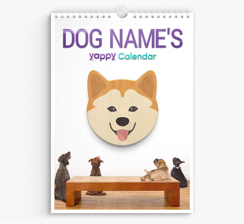 Personalised {dogsName}'s 2025 Calendar