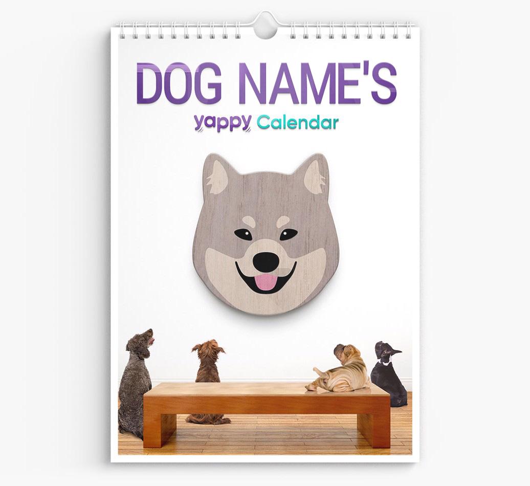 Personalised {dogsName}'s 2025 Calendar