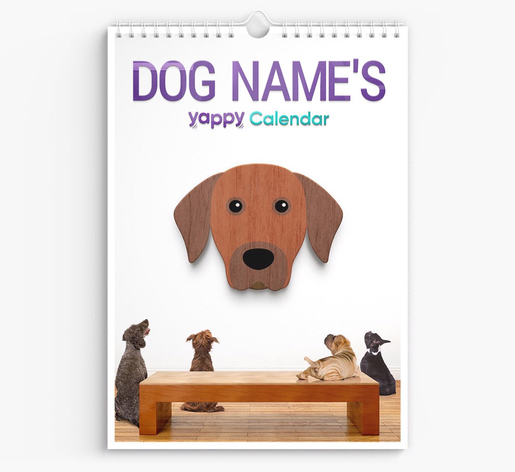 Personalised {dogsName}'s 2025 Calendar