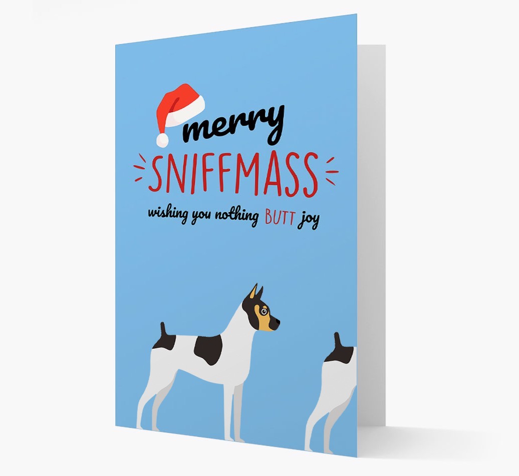 'Merry Sniffmass' - Personalised {breedFullName} Christmas Card