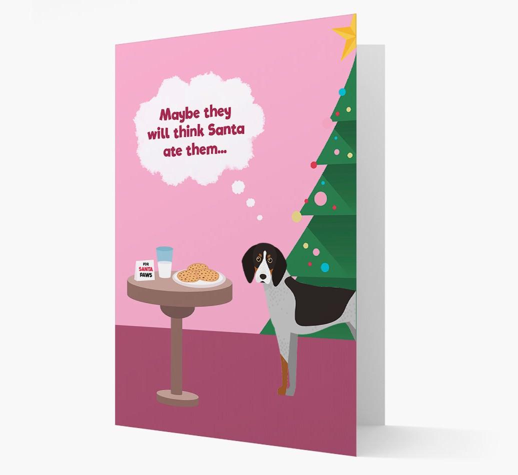 'Santa's Cookies' - Personalized {breedFullName} Christmas Card