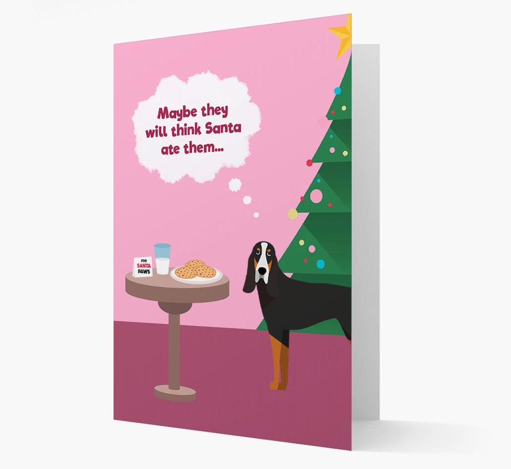 'Santa's Cookies' - Personalized {breedFullName} Christmas Card