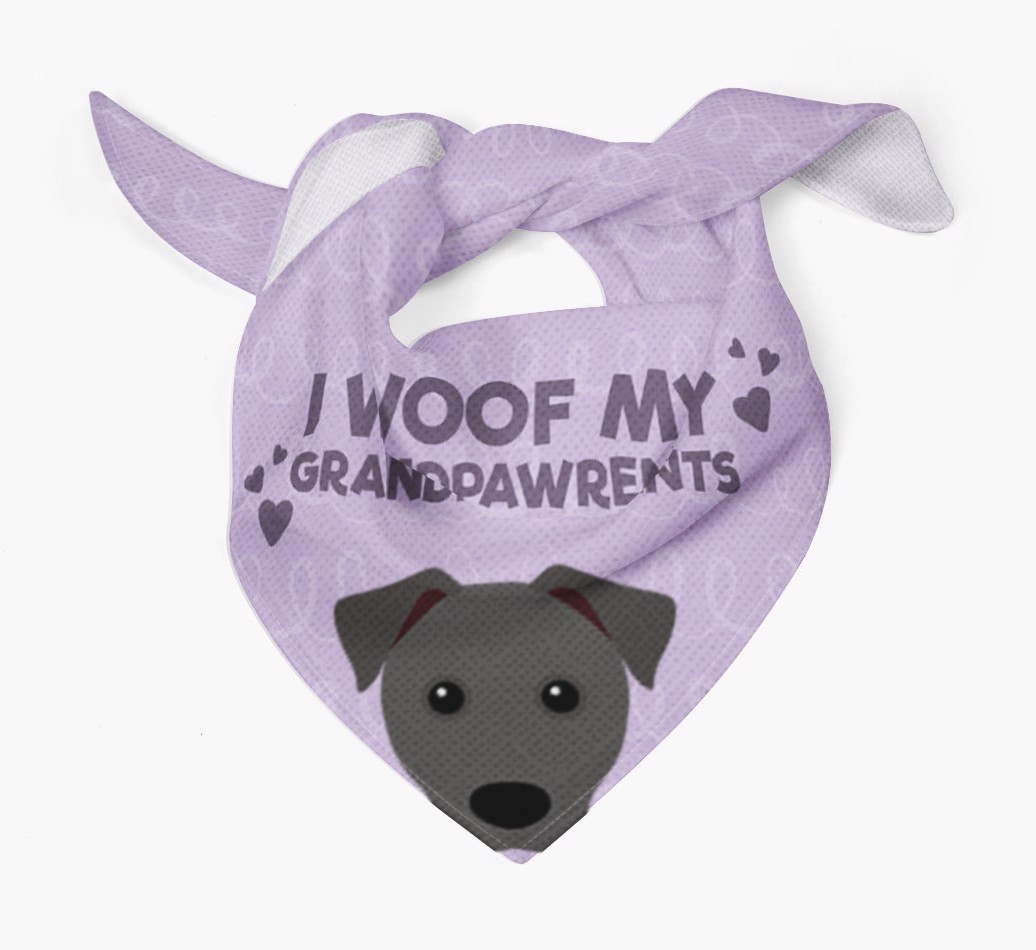 'I Woof My Grandpawrents' Bandana for your {breedFullName}