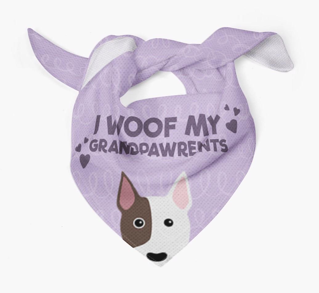 'I Woof My Grandpawrents' Bandana for your {breedFullName}