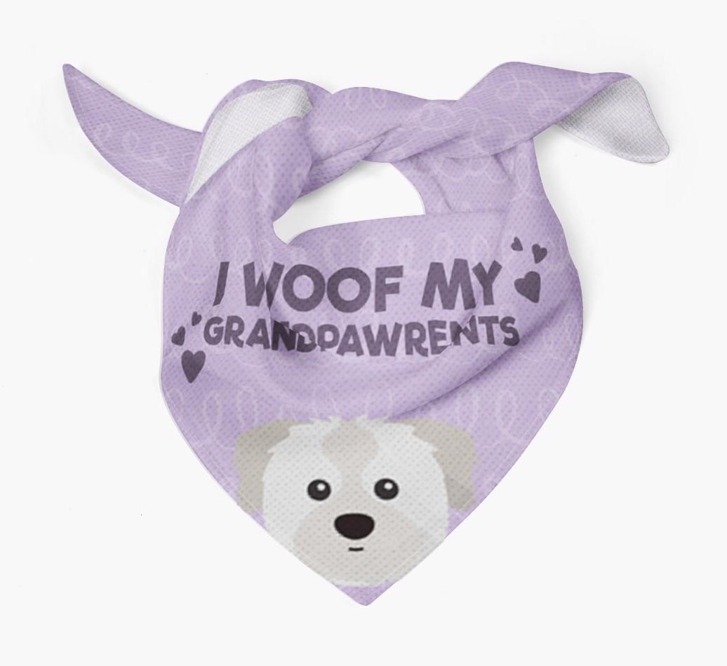 'I Woof My Grandpawrents' Bandana for your {breedFullName}