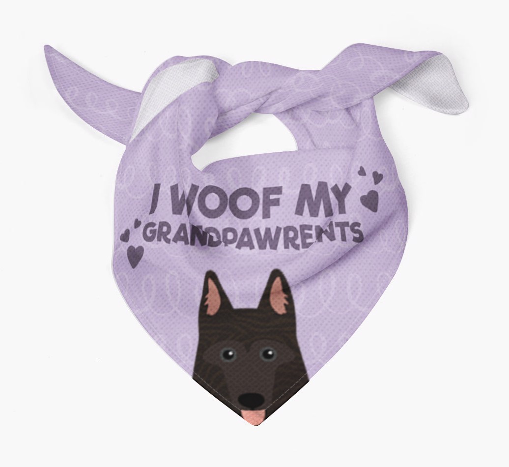 'I Woof My Grandpawrents' Bandana for your {breedFullName}
