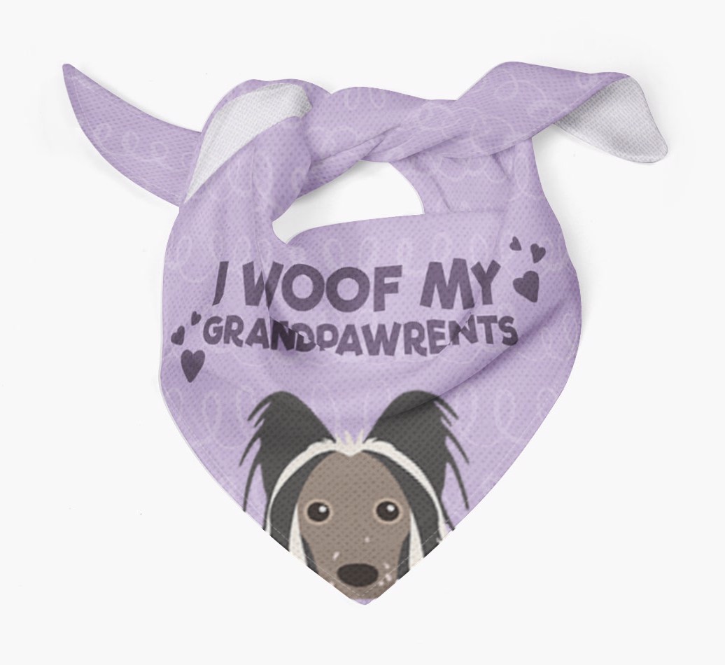 'I Woof My Grandpawrents' Bandana for your {breedFullName}