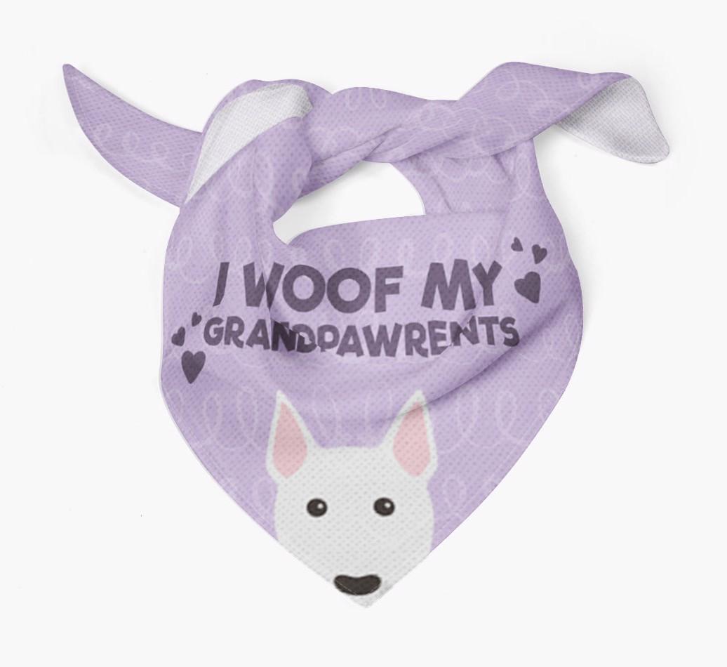 'I Woof My Grandpawrents' Bandana for your {breedFullName}