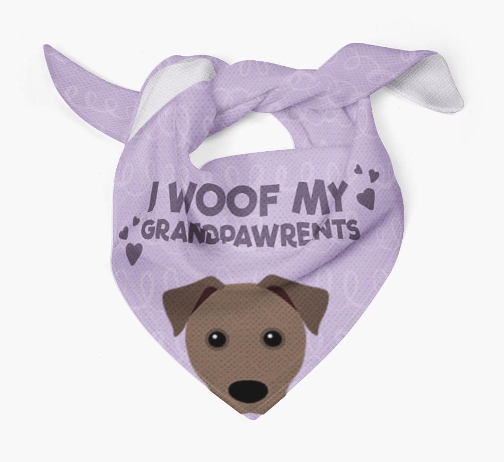 'I Woof My Grandpawrents' Bandana for your {breedFullName}