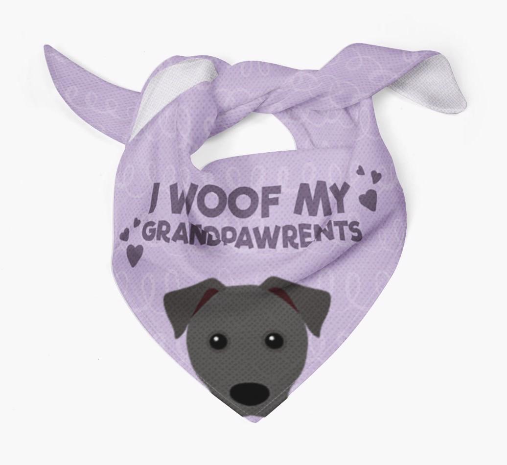 'I Woof My Grandpawrents' Bandana for your {breedFullName}