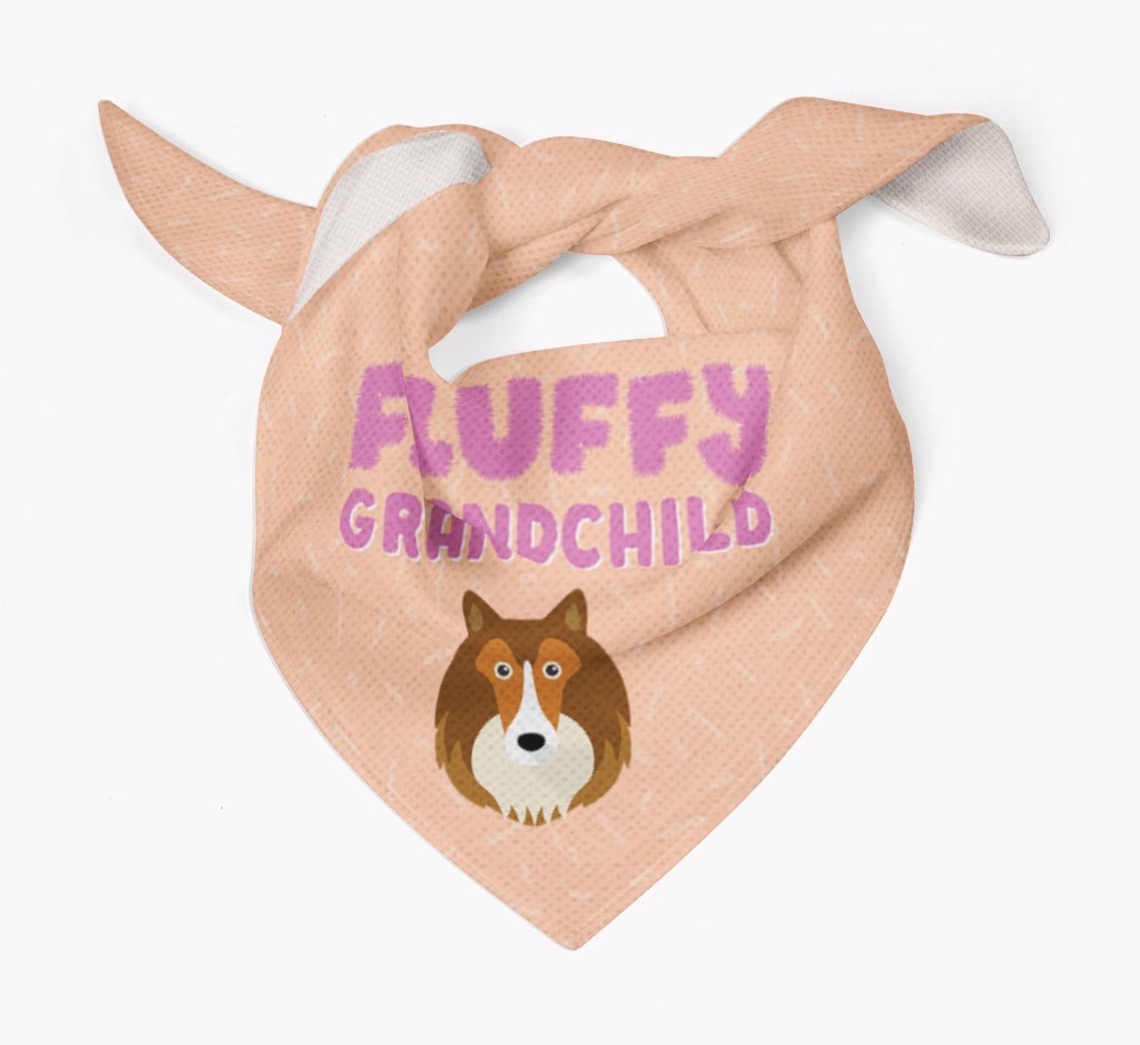 'Fluffy Grandchild' Bandana for your {breedFullName}