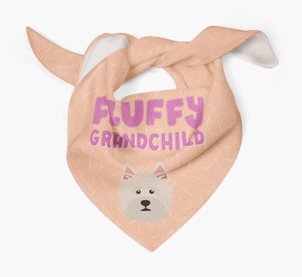 'Fluffy Grandchild' Bandana for your {breedFullName}