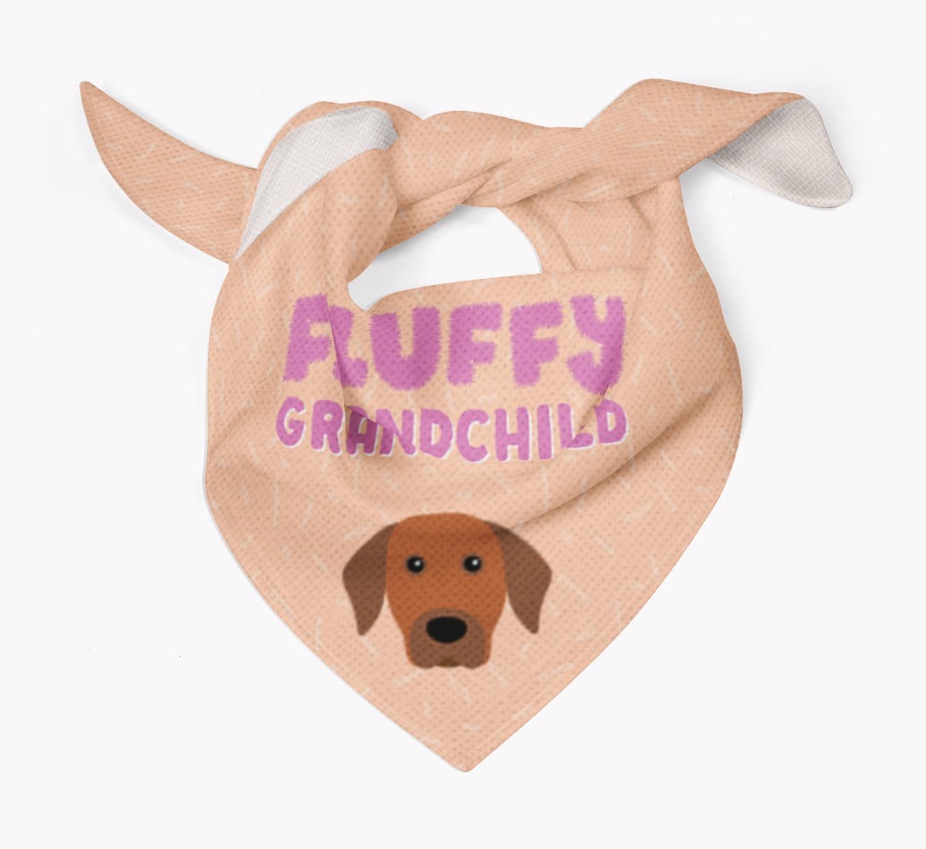 'Fluffy Grandchild' Bandana for your {breedFullName}