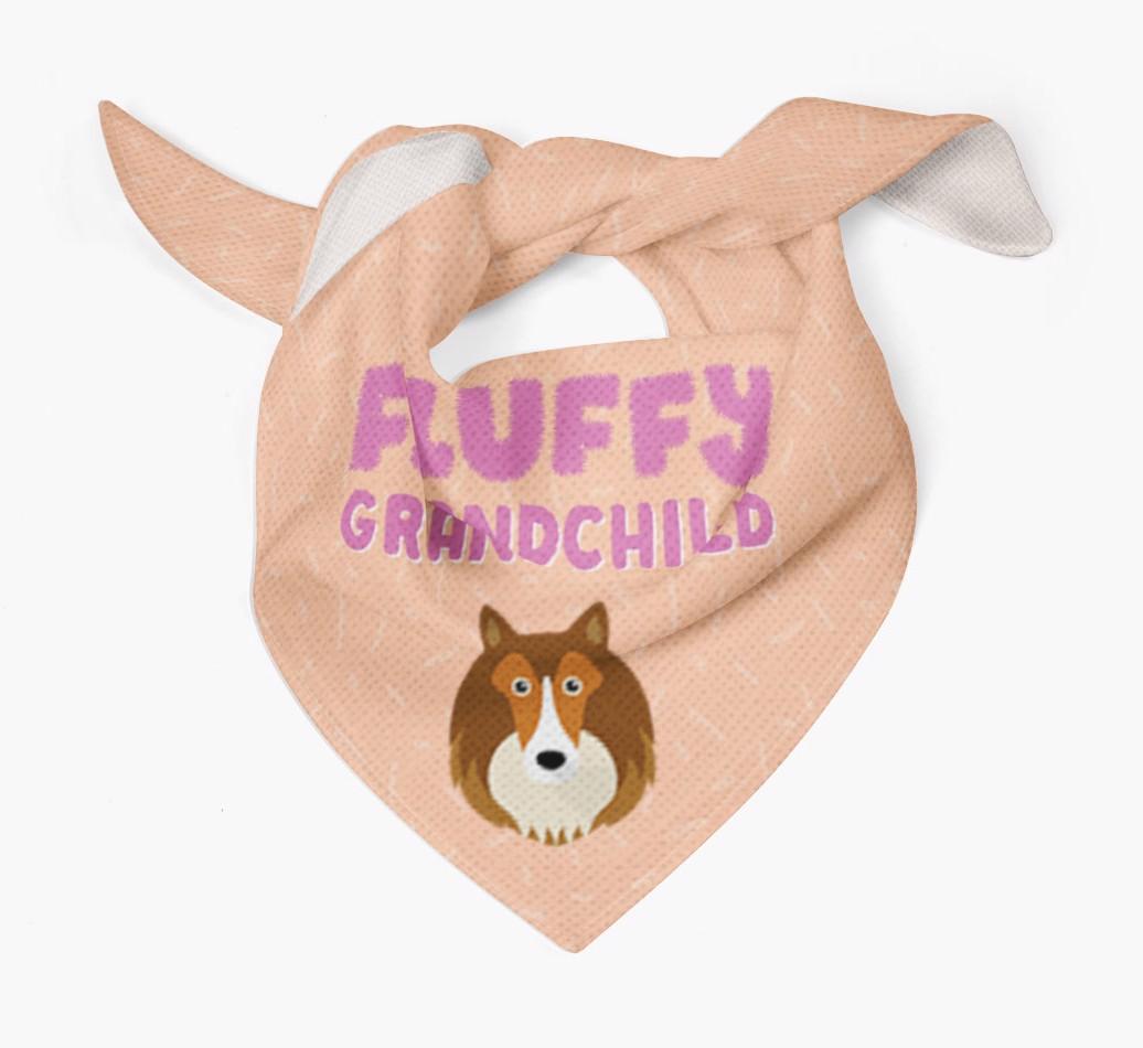 'Fluffy Grandchild' Bandana for your {breedFullName}