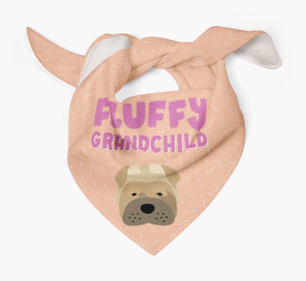 'Fluffy Grandchild' Bandana for your {breedFullName}