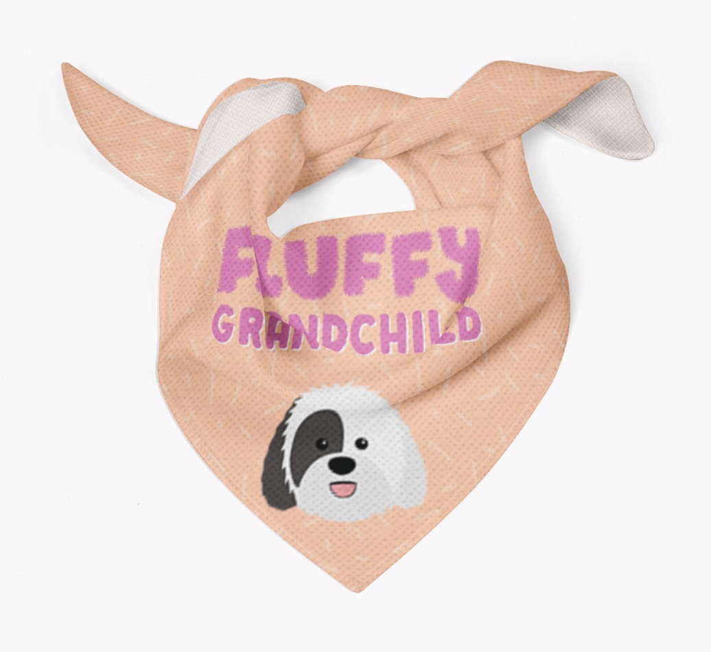 'Fluffy Grandchild' Bandana for your {breedFullName}