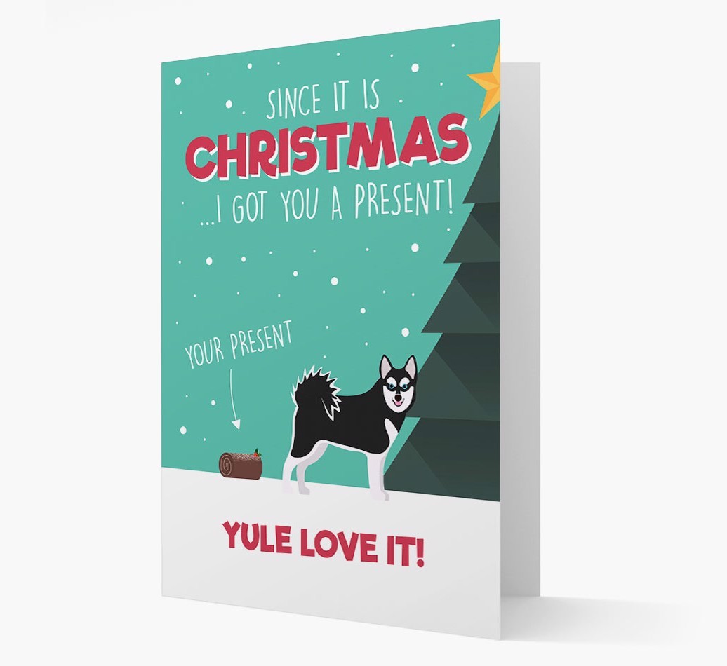 'Yule Love It' - Personalized {breedFullName} Christmas Card