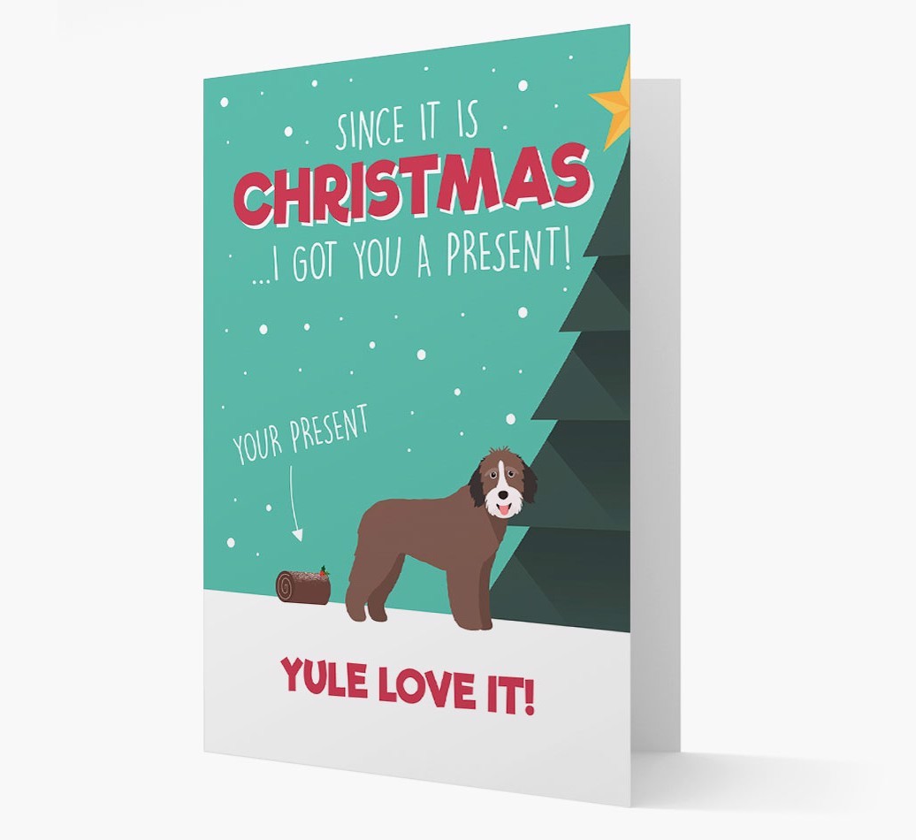 'Yule Love It' - Personalized {breedFullName} Christmas Card