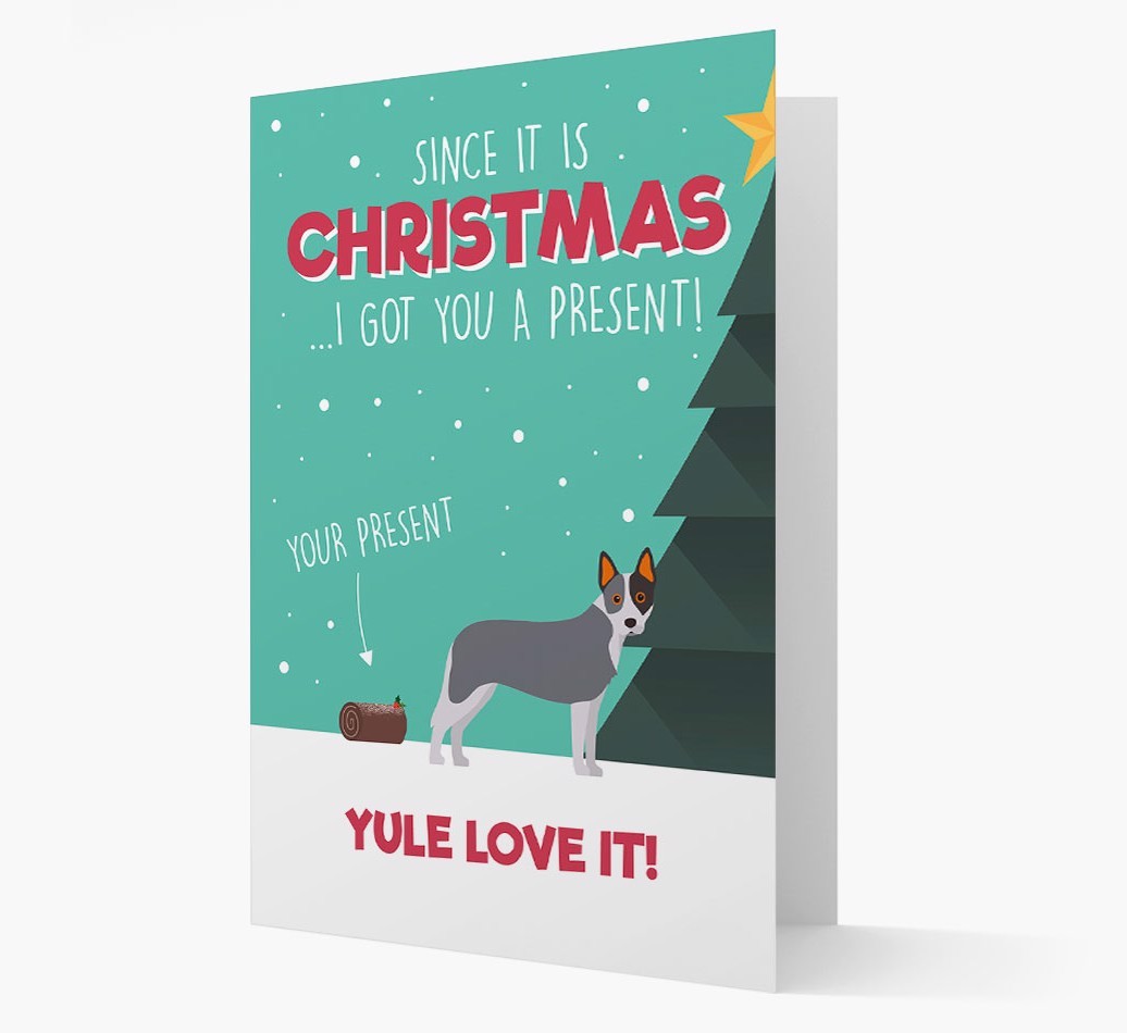'Yule Love It' - Personalized {breedFullName} Christmas Card