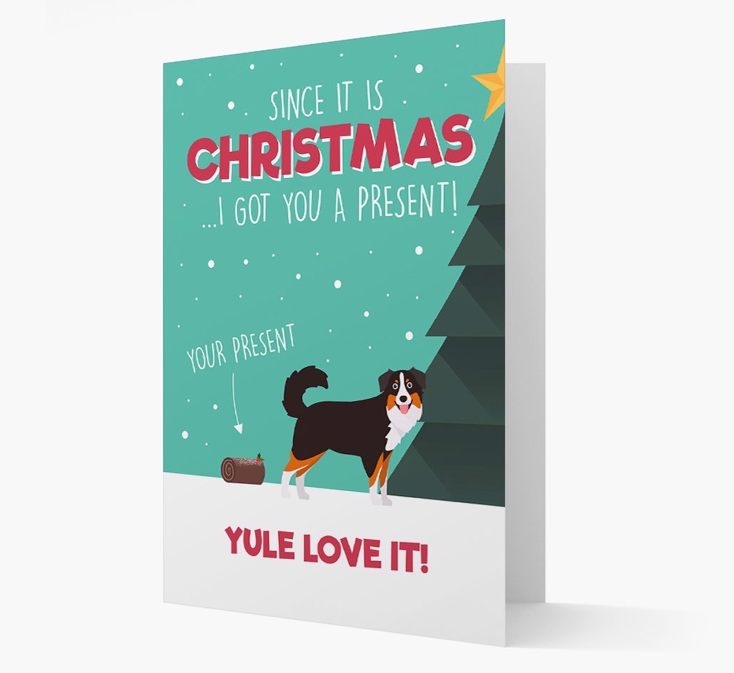 'Yule Love It' - Personalised {breedFullName} Christmas Card