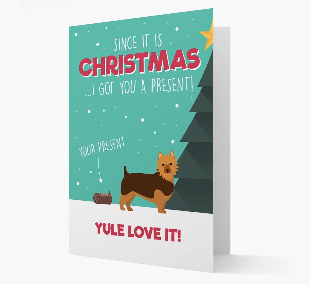 'Yule Love It' - Personalized {breedFullName} Christmas Card