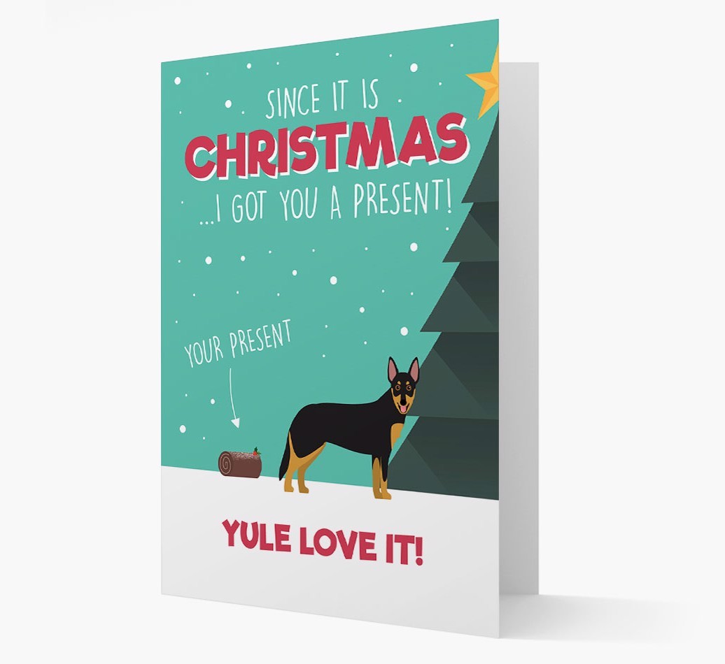 'Yule Love It' - Personalized {breedFullName} Christmas Card