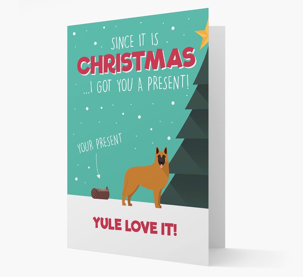 'Yule Love It' - Personalised {breedFullName} Christmas Card