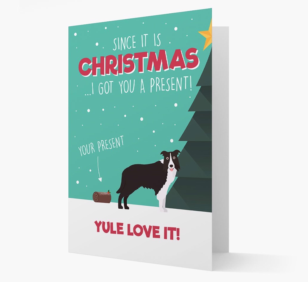 'Yule Love It' - Personalized {breedFullName} Christmas Card