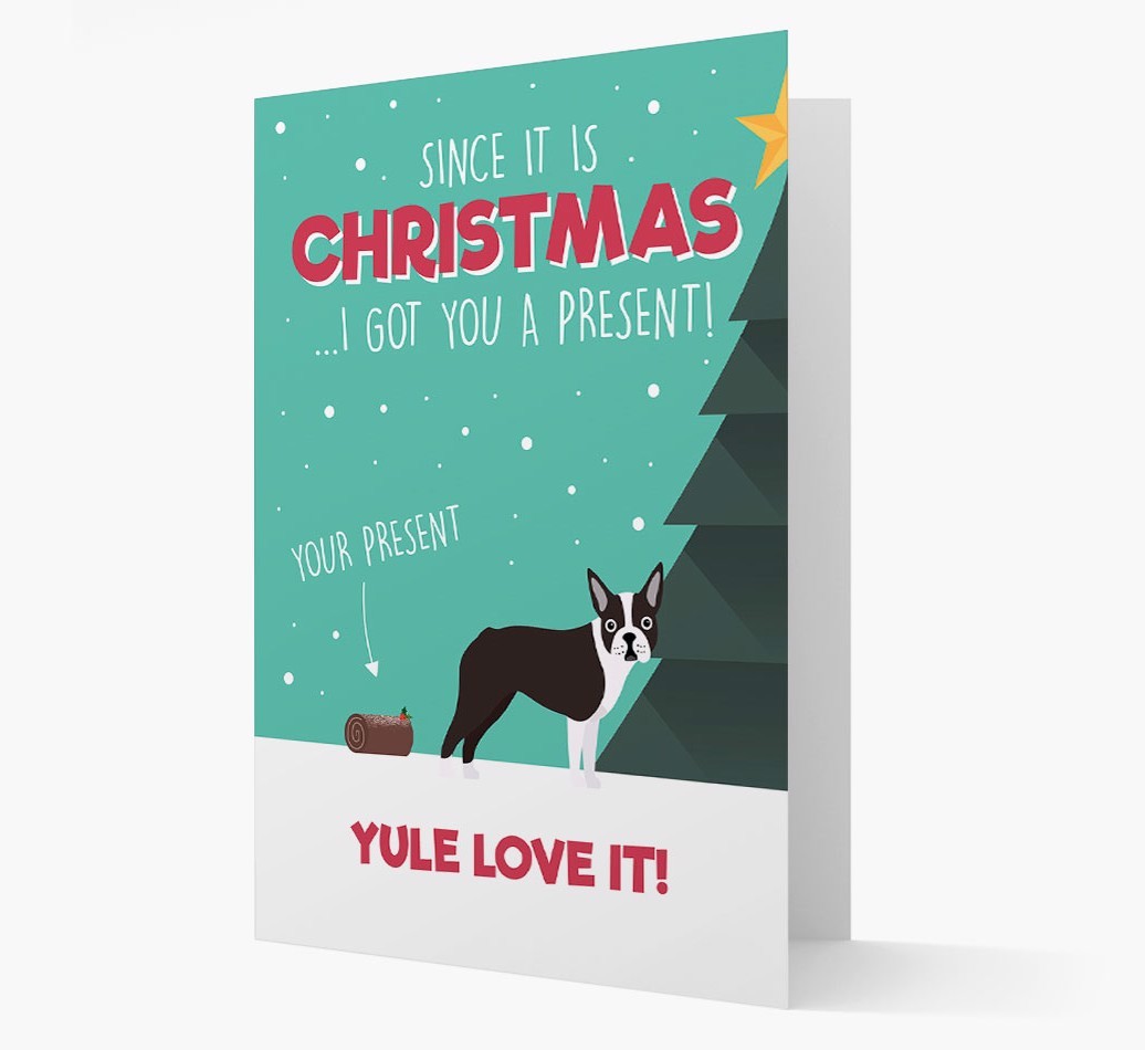 'Yule Love It' - Personalized {breedFullName} Christmas Card