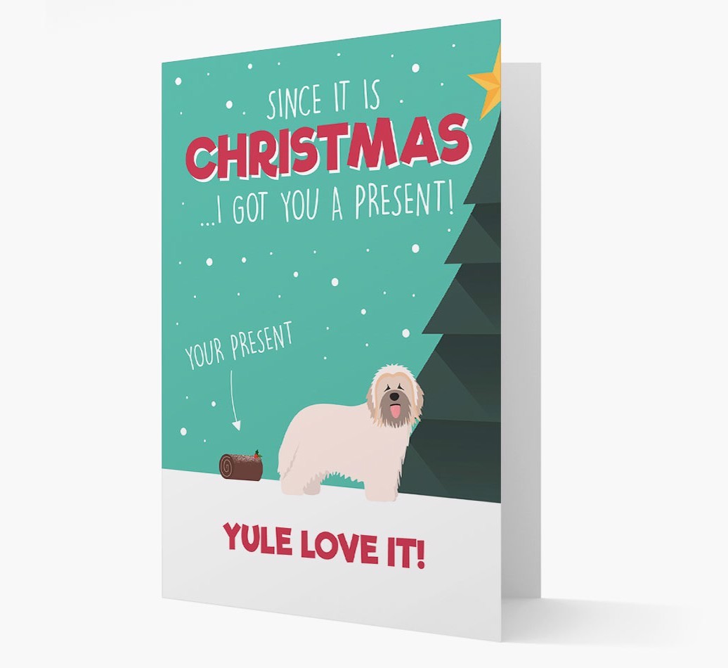 'Yule Love It' - Personalized {breedFullName} Christmas Card