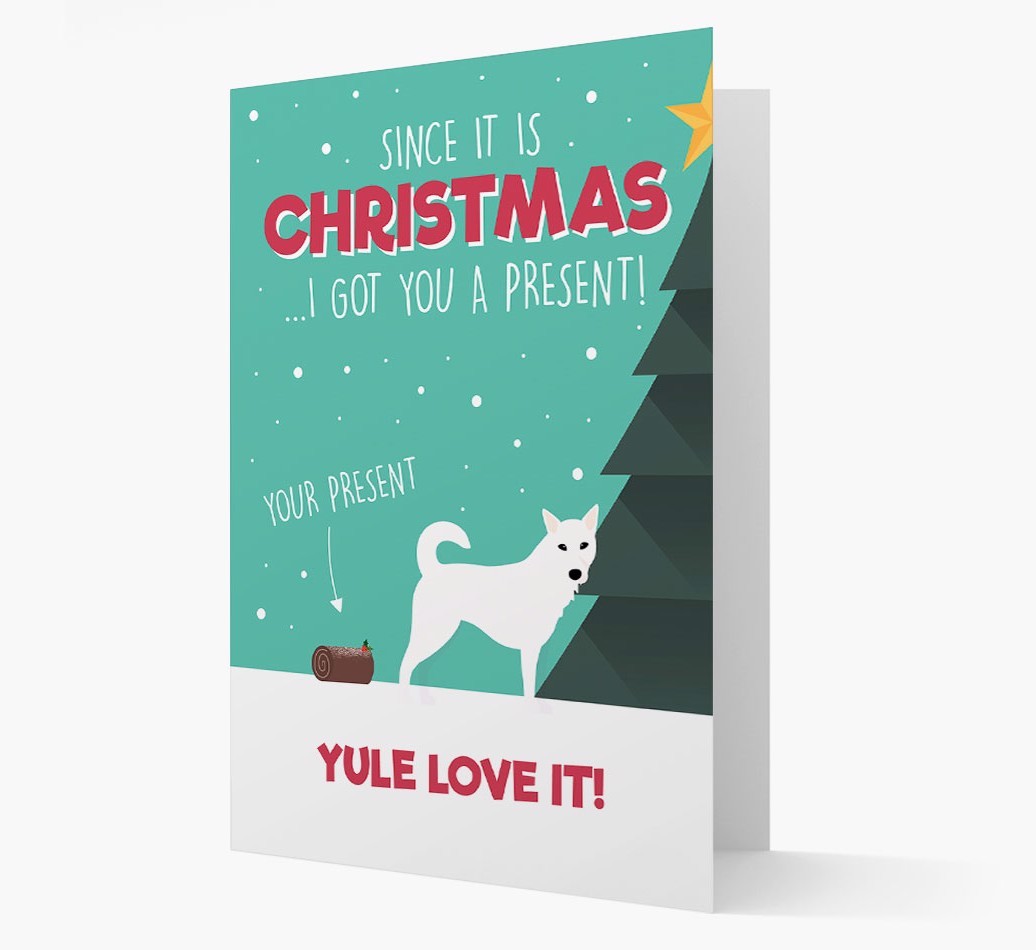 'Yule Love It' - Personalized {breedFullName} Christmas Card