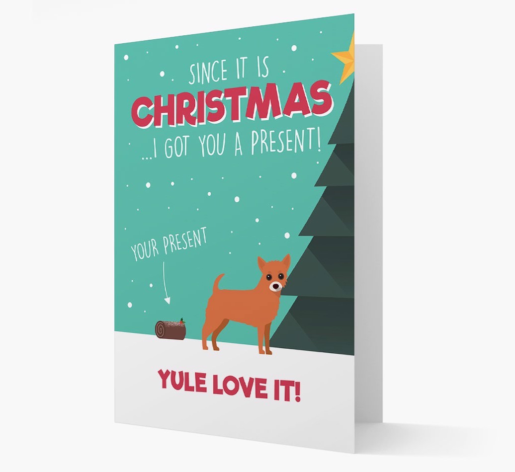 'Yule Love It' - Personalised {breedFullName} Christmas Card