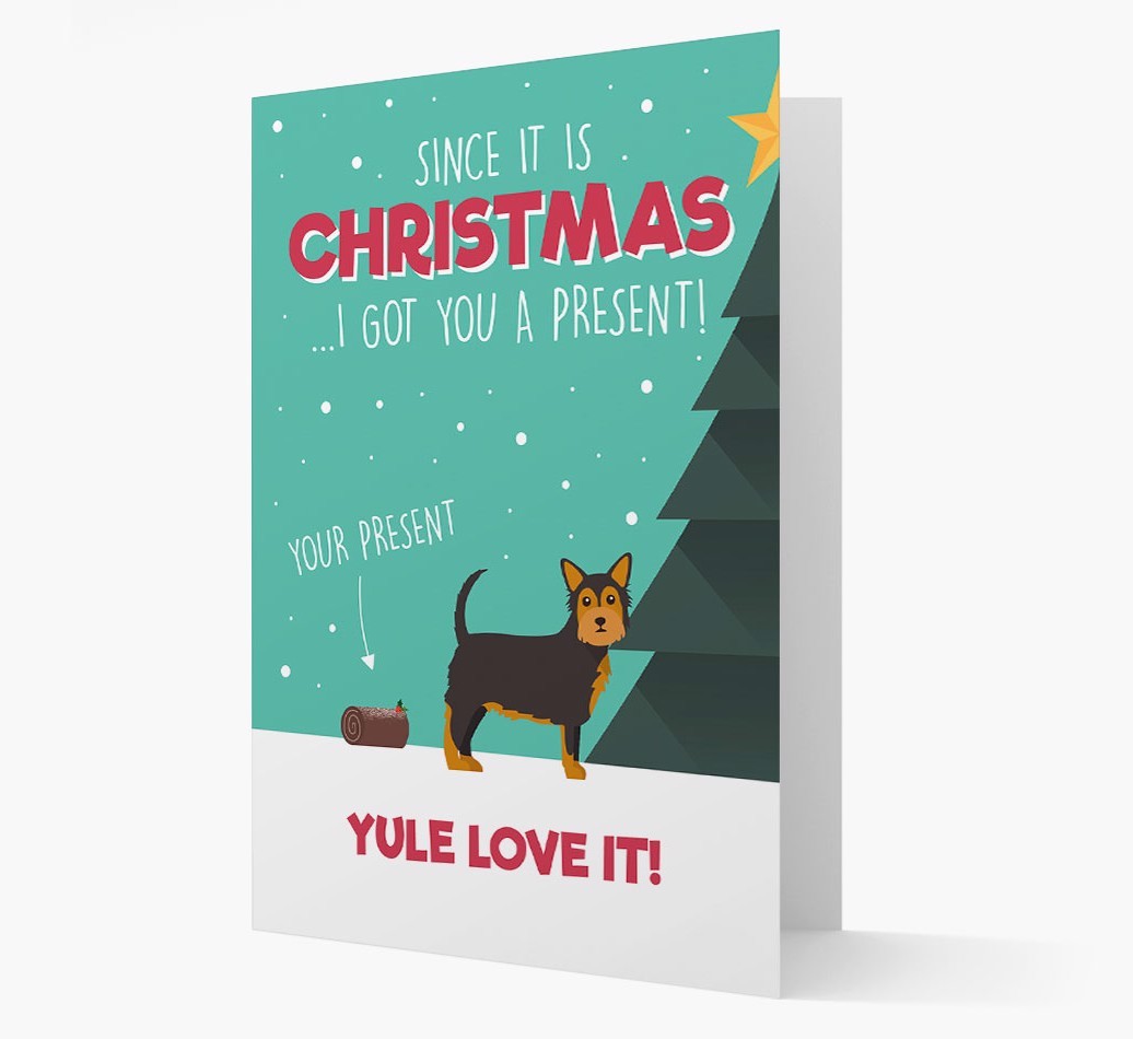'Yule Love It' - Personalized {breedFullName} Christmas Card