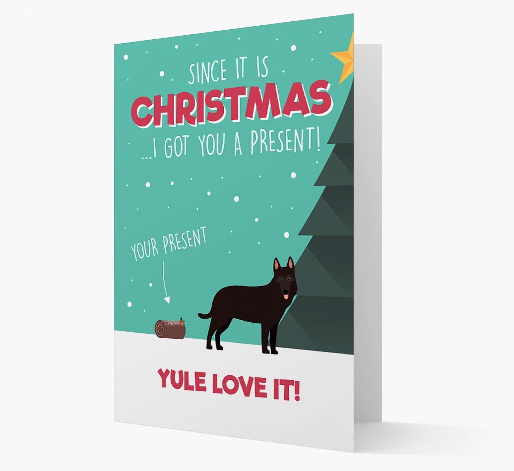 'Yule Love It' - Personalized {breedFullName} Christmas Card