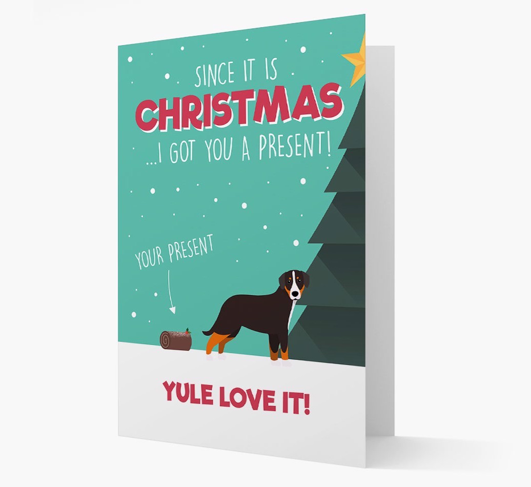 'Yule Love It' - Personalized {breedFullName} Christmas Card