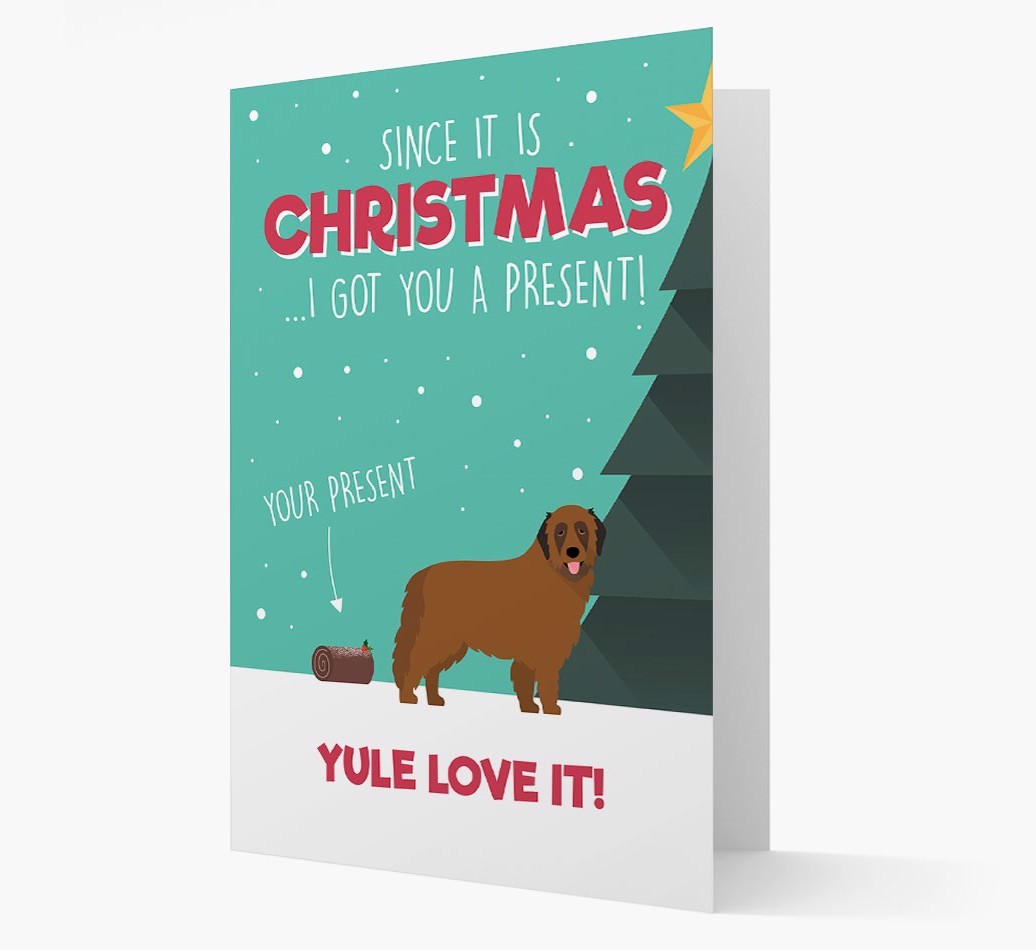 'Yule Love It' - Personalised {breedFullName} Christmas Card