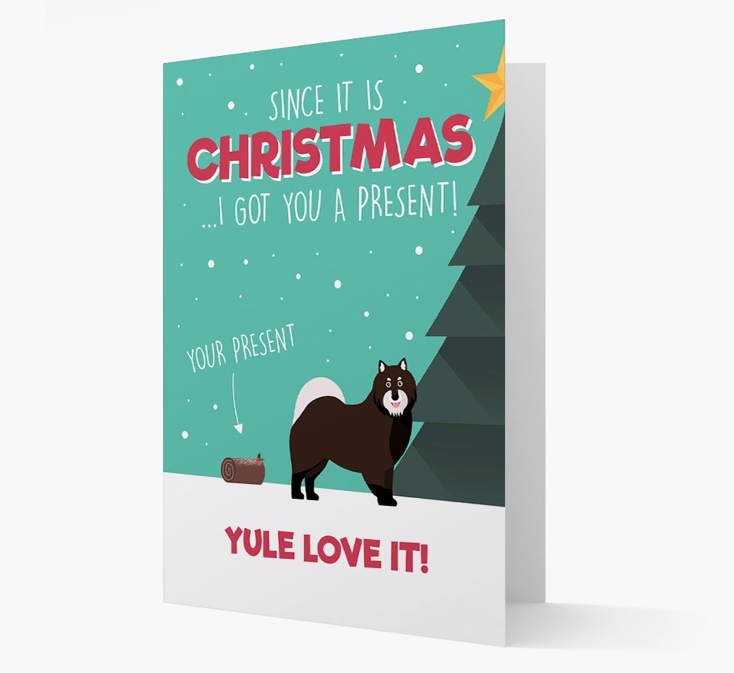 'Yule Love It' - Personalized {breedFullName} Christmas Card