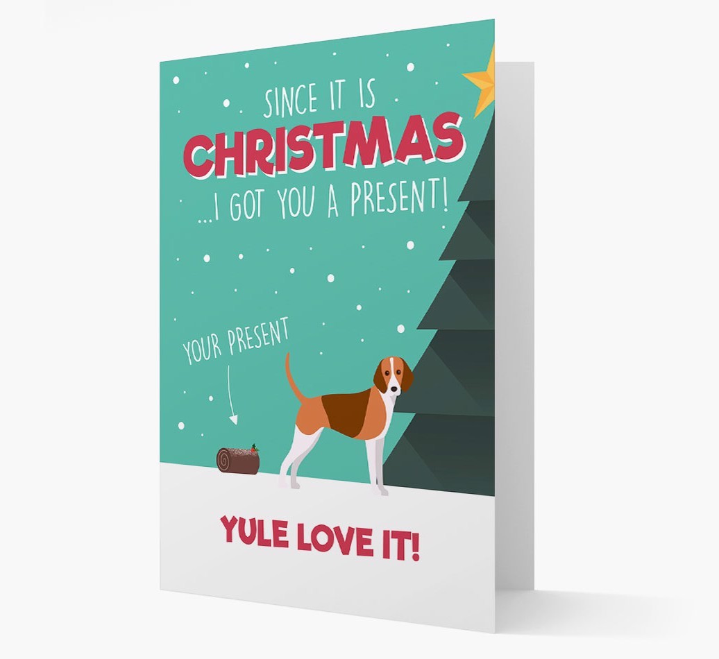 'Yule Love It' - Personalized {breedFullName} Christmas Card