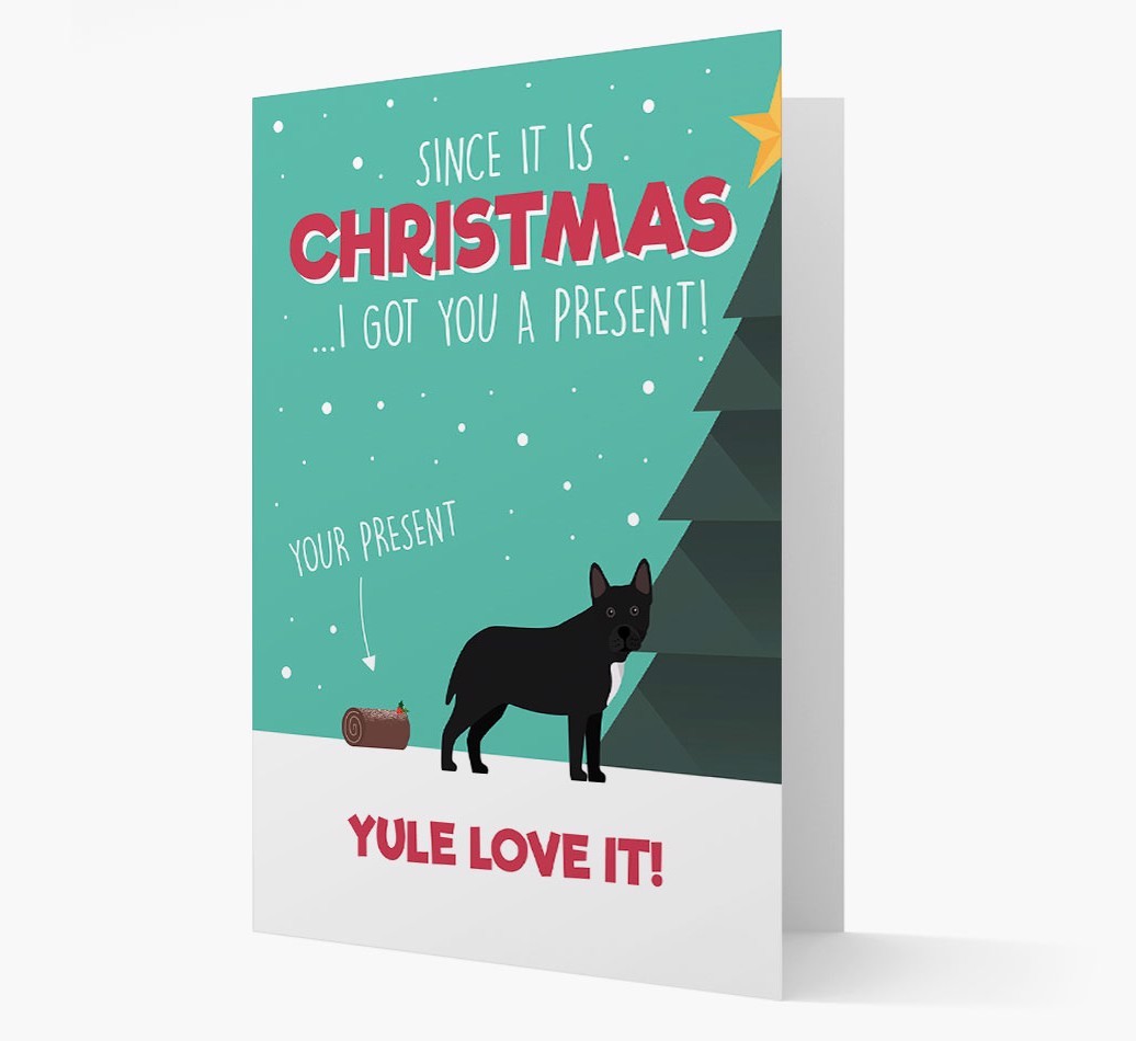 'Yule Love It' - Personalized {breedFullName} Christmas Card