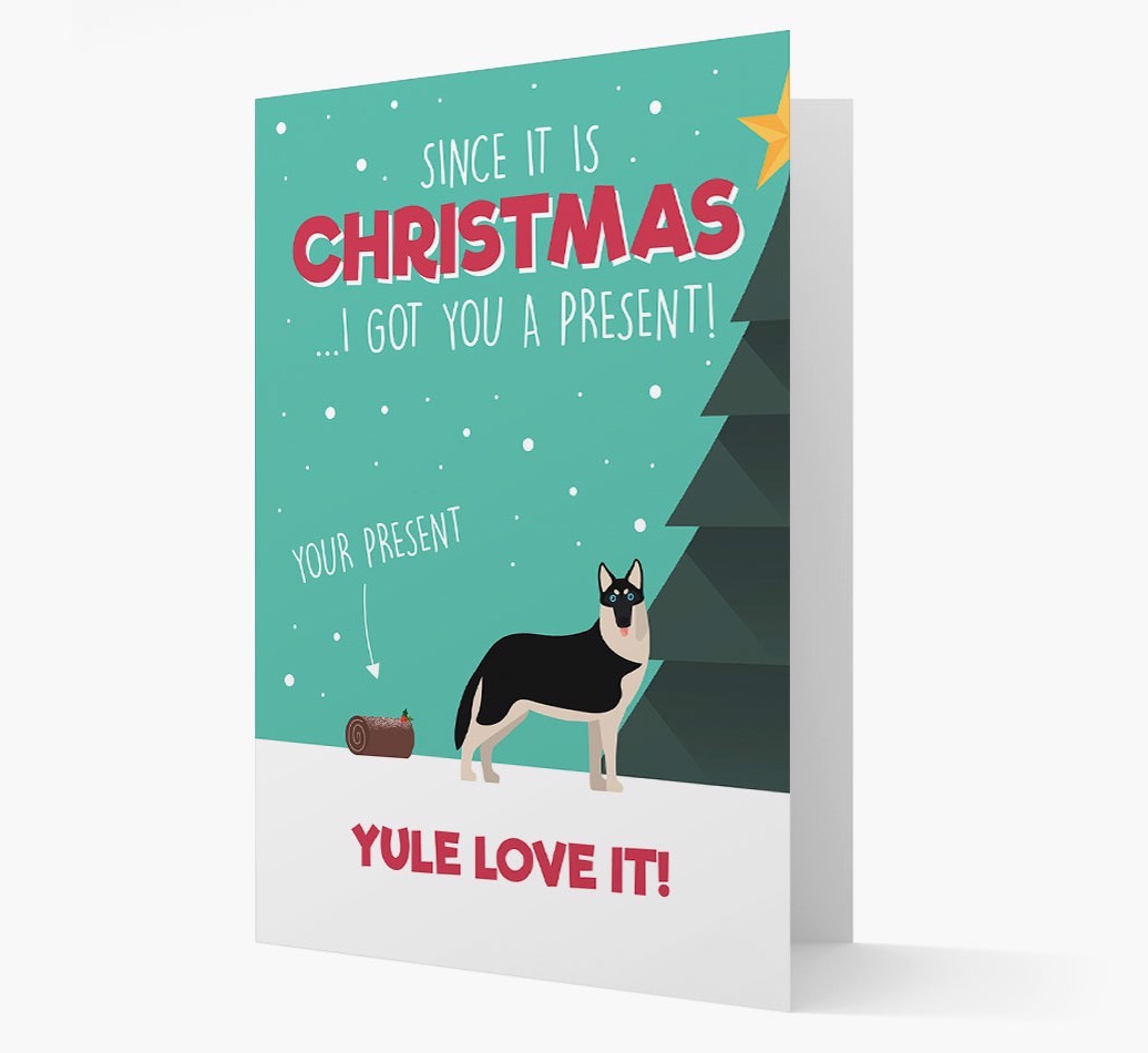 'Yule Love It' - Personalized {breedFullName} Christmas Card