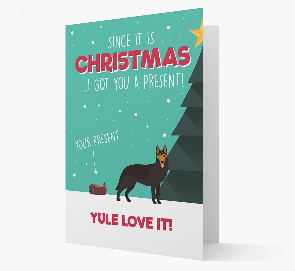 'Yule Love It' - Personalised {breedFullName} Christmas Card