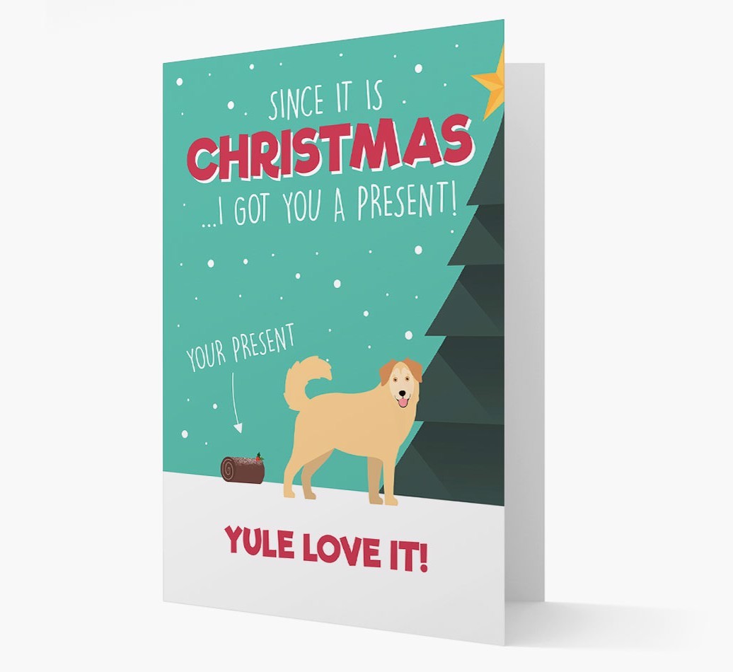 'Yule Love It' - Personalised {breedFullName} Christmas Card